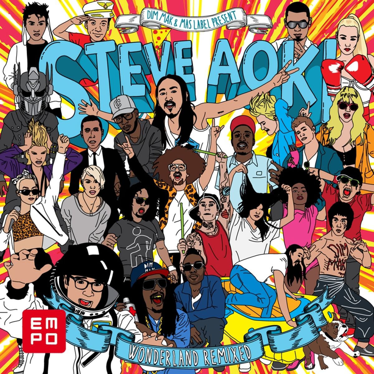 Steve Aoki – Wonderland Remixed (CD nuevo).