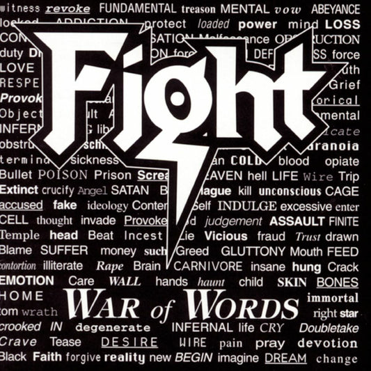 Fight – War Of Words. Cd importado 1993, buen estado.