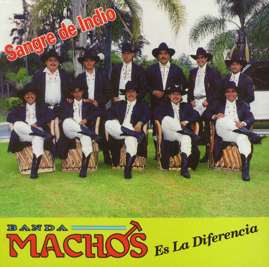 Banda Machos – Sangre De Indio. Cd primera edición en buen estado. tienda de discos en méxico formato muerto