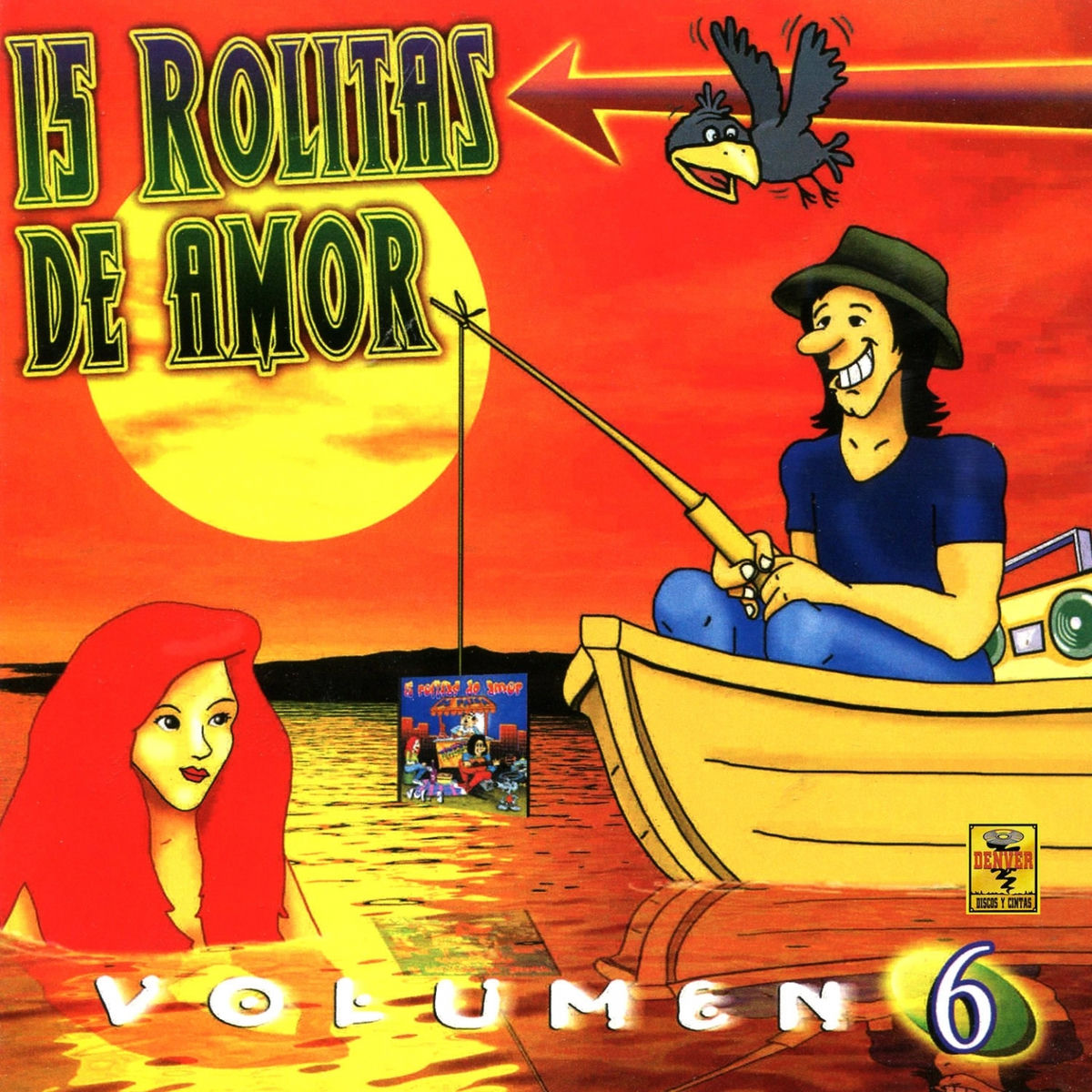 15 Rolitas de Amor (CD Varios Artistas Vol 6, 1ra edición en buen estado). tienda de discos en méxico formato muerto