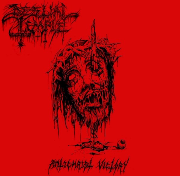 Antichrist Victory de Bestial Temple. Cd excelente estado. tienda de discos en mexico formto muerto