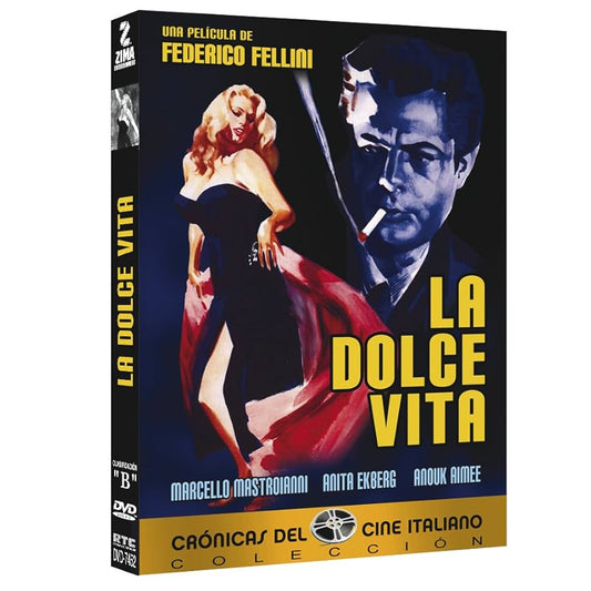 La Dolce Vita. Federico Fellini. DVD en buen estado. formato muerto