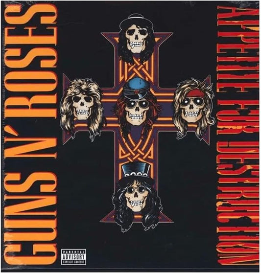 Appetite for Destruction. Guns N' Roses. Vinilo nuevo. tienda de discos en méxico formato muerto