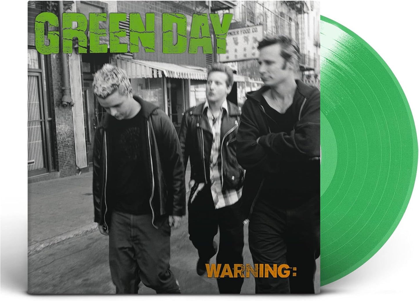 Warning (Fluorescent Green Vinilo nuevo). Green Day.