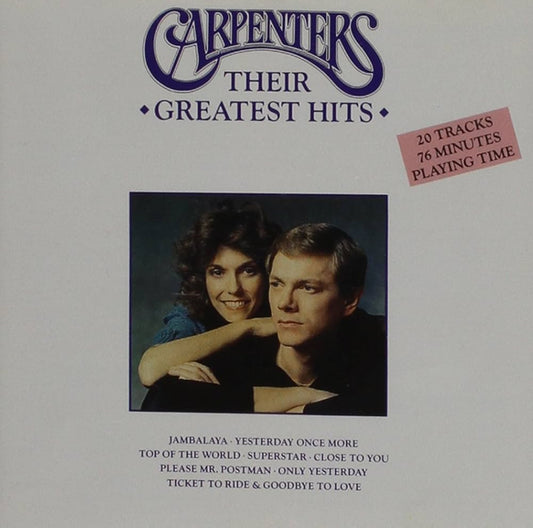 Carpenters – Their Greatest Hits. Cd en buen estado. tienda de discos en méxico formato muerto