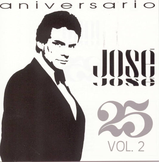 José José – Aniversario 25 Años - Vol. 2. Cd en buen estado. formato muerto