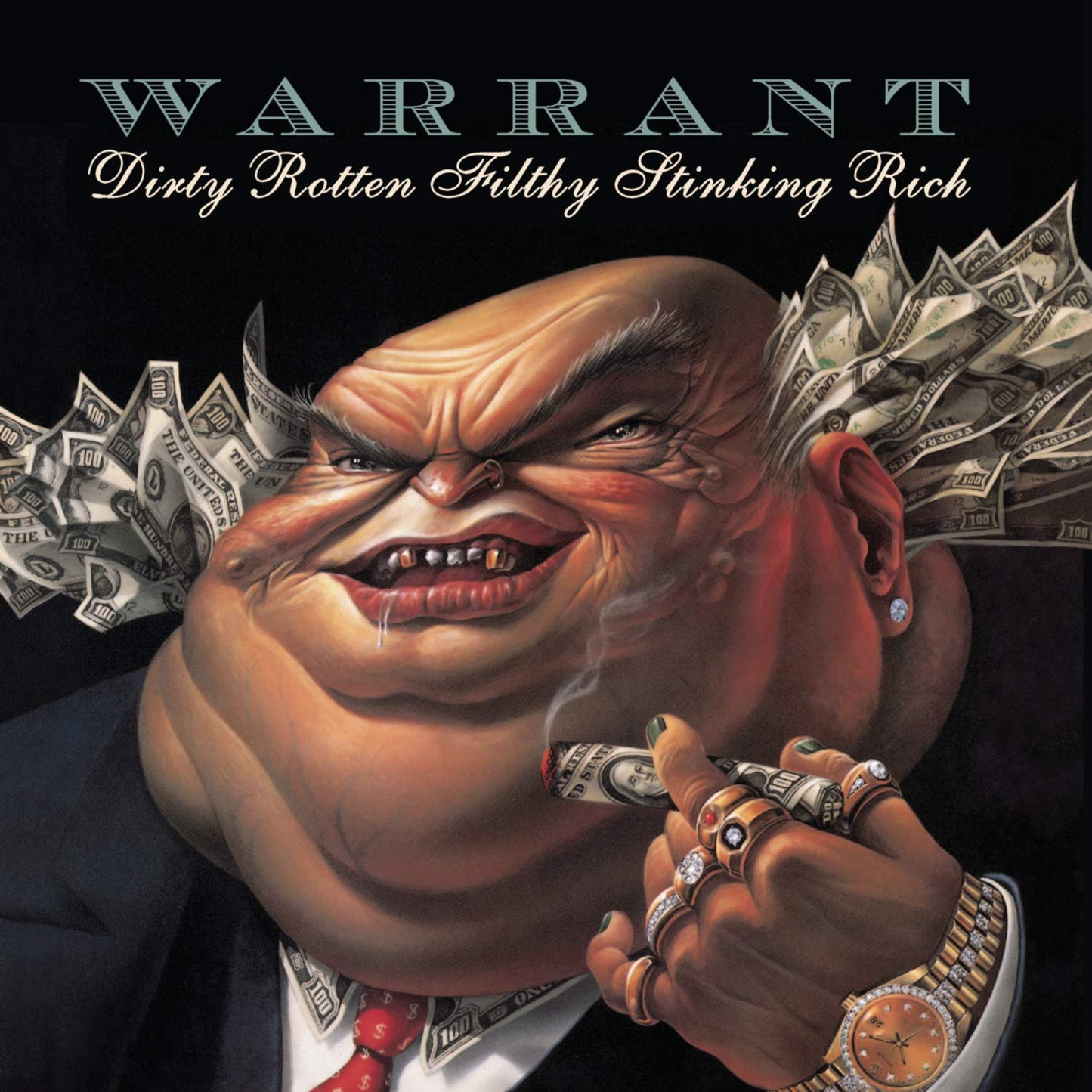 💿 WARRANT – DIRTY ROTTEN FILTHY STINKING RICH 🤘🔥. Cd  nuevo.