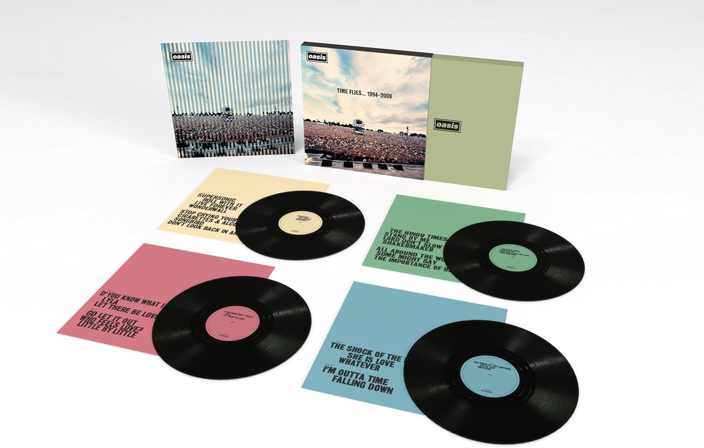 Time Flies… 1994 - 2009 (4LP) [Analog] Oasis. Nuevo. tienda de discos formato muerto