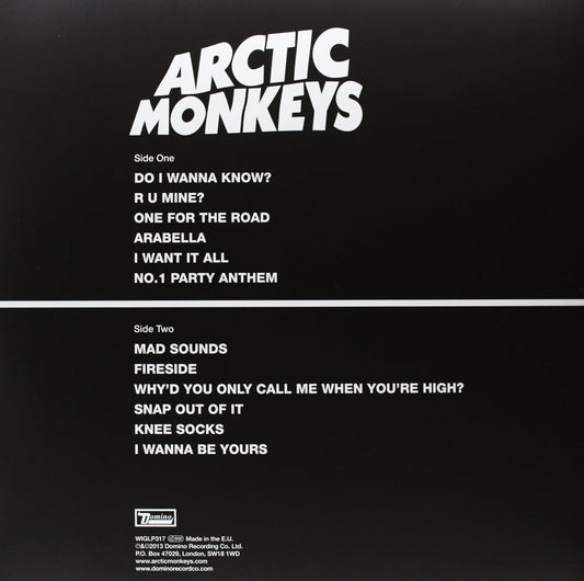 Am (Vinyl) [Nuevo] Arctic Monkeys. tienda de discos en méxico formato muerto
