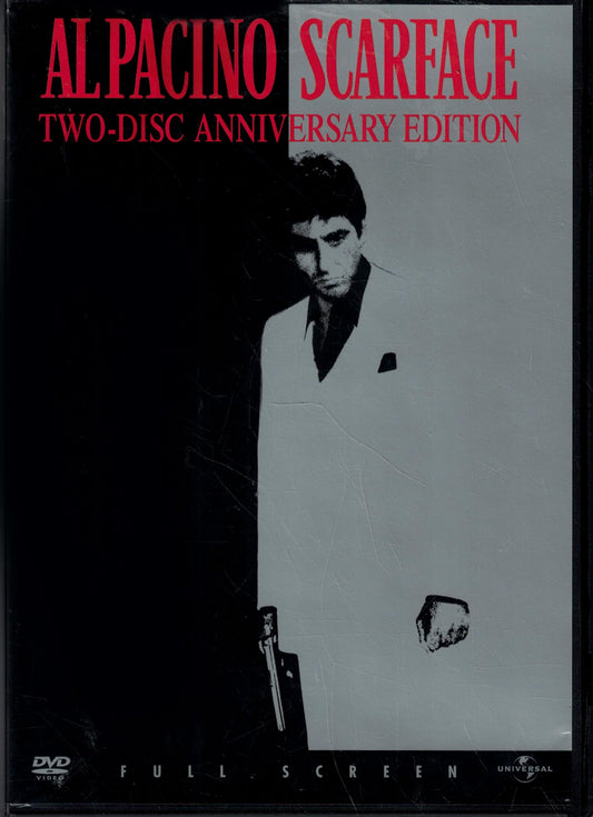 Scarface (Widescreen Two-Disc Anniversary Edition excelente estado). tienda de discos formato muerto