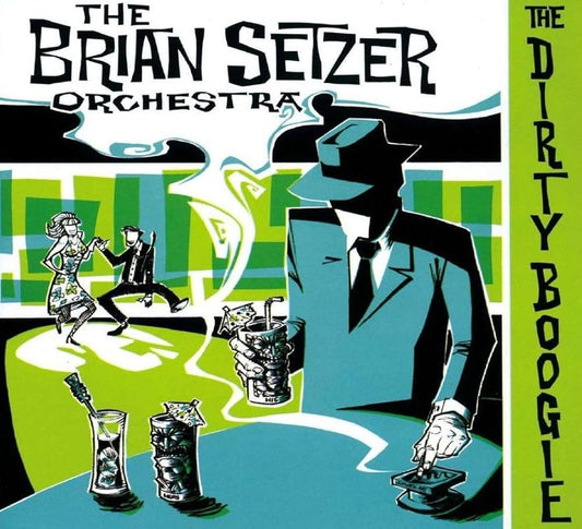 The Brian Setzer Orchestra – The Dirty Boogie (CD importado, excelente estado). tienda de discos en méxico formato muerto