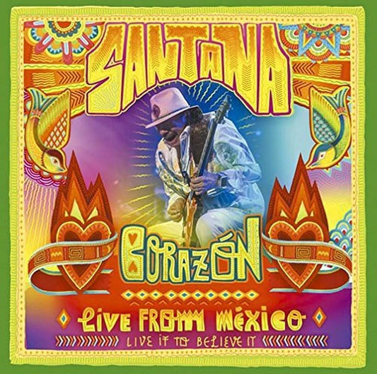 Santana – Corazón: Live from Mexico – Live It to Believe It. Cd doble nuevo.