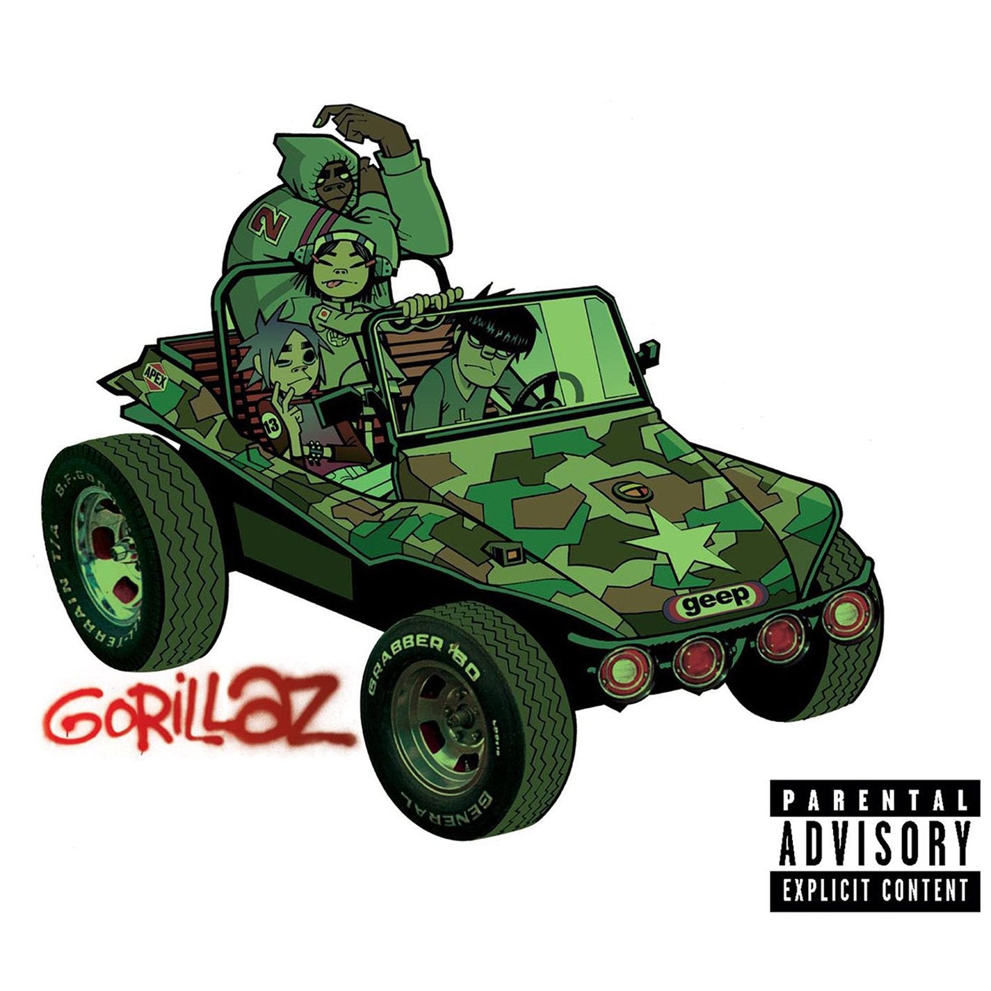 GORILLAZ – GORILLAZ. CD.