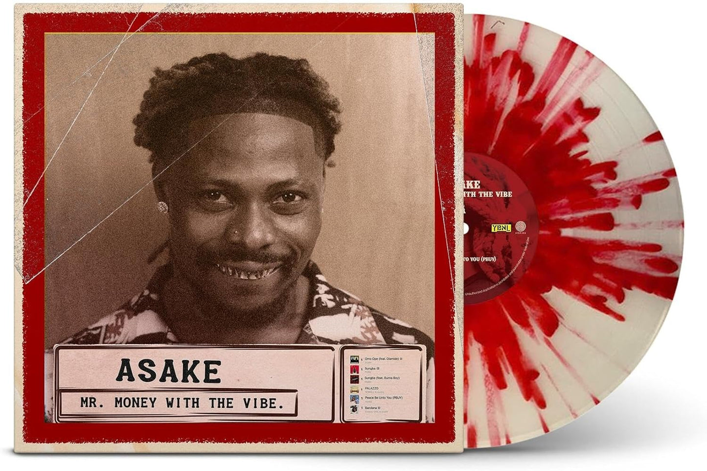 Asake – Mr. Money with the Vibe (Vinyl). Nuevo, splatter. formato muerto