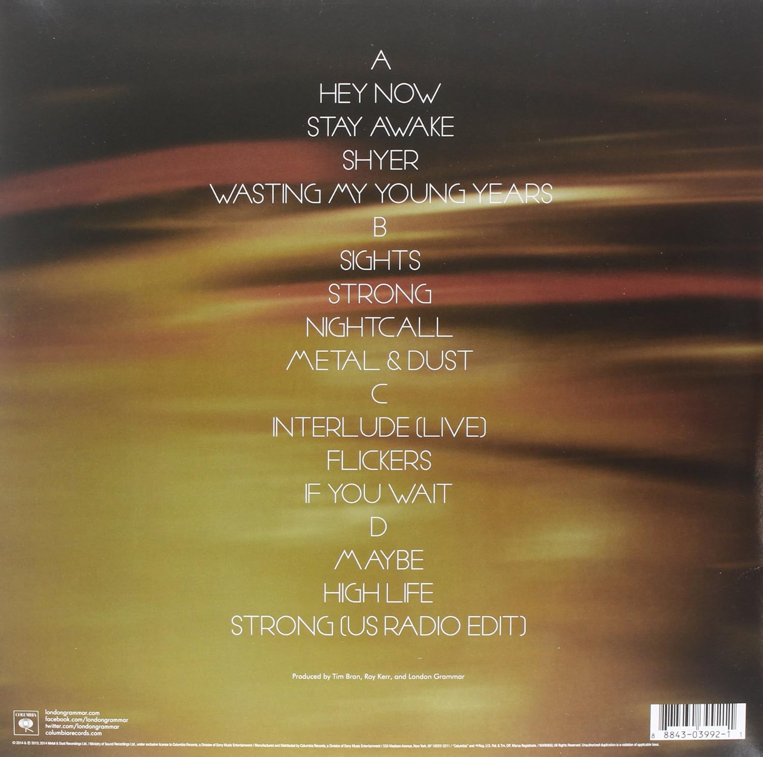 If You Wait (Vinilo nuevo) [Importado]. London Grammar. tienda de discos en méxico formato muerto