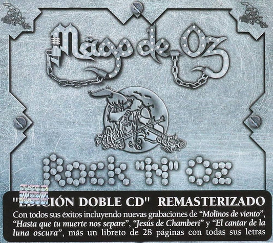 Mägo De Oz – Rock 'N' Oz. CD doble. Discos con marcas de uso que no afectan su reproducción. tienda de discos en méxico formato muerto
