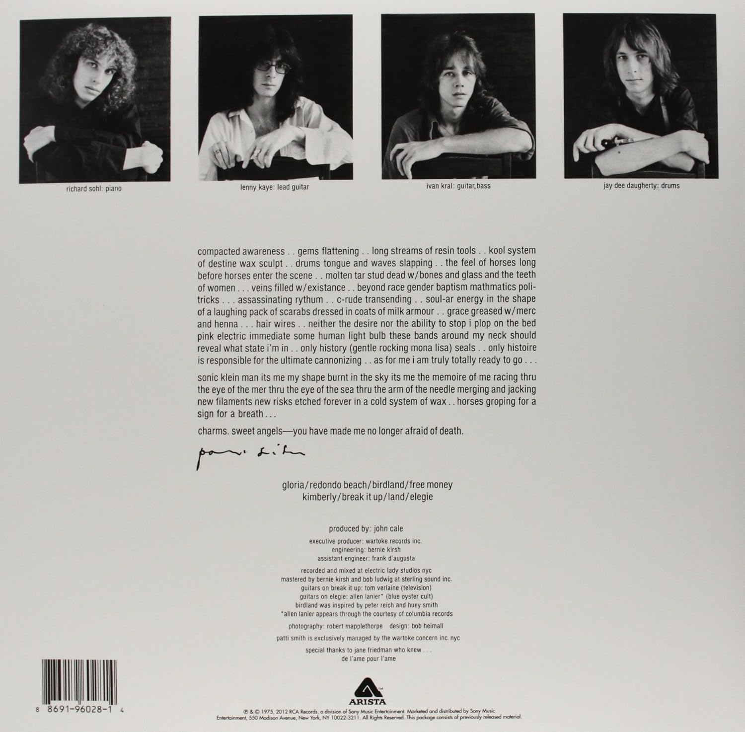 Patti Smith - Horses. Vinilo nuevo. tienda de discos en méxico formato muerto