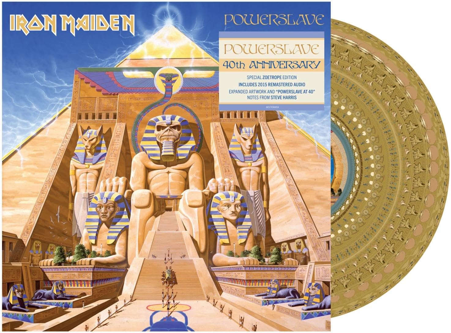 Powerslave (Vinyl) Iron Maiden. Nuevo. tienda de discos en méxico formato muerto