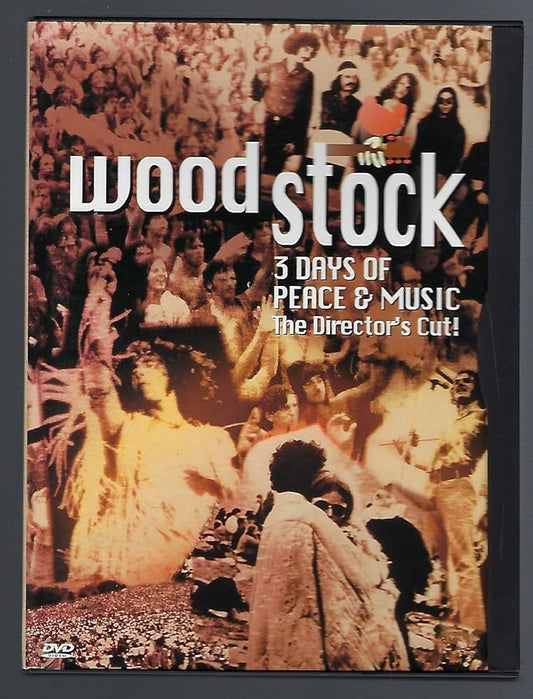 🎬 Woodstock – 3 Days of Peace & Music (The Director's Cut) [DVD Importado] formato muerto