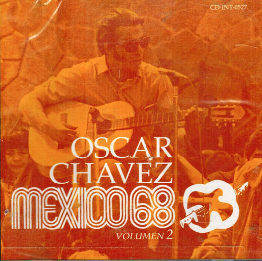 Óscar Chávez – México 68 Volumen 1 y 2. Cds en excelente estado. tienda de discos en méxico formato muerto