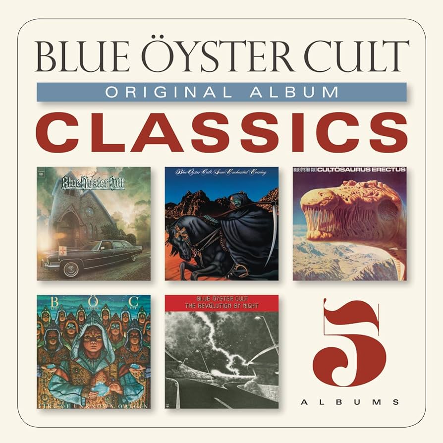 Blue Oyster Cult. Original Album Classics [5 CDs]. Nuevo. tienda de discos méxico formato muerto