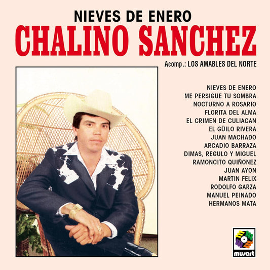 Nieves De Enero (Vinyl) Chalino Sanchez. Vinilo nuevo. tienda de discos en méxico formato muerto