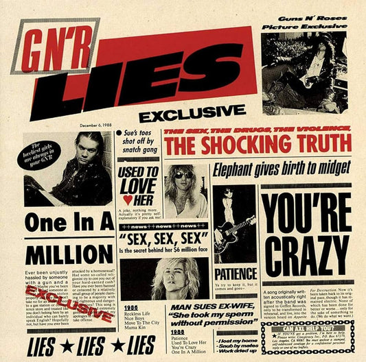 Guns N' Roses. G N' R Lies. Cd importado 1ra edición. tienda de discso en méxico formato muerto