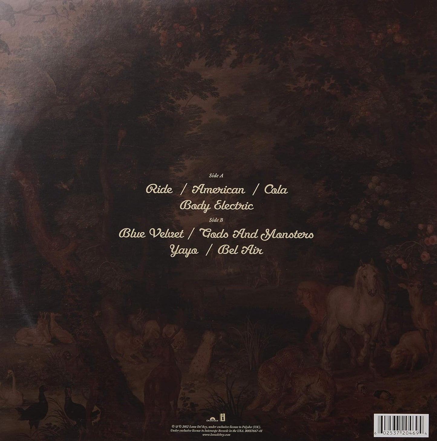 Paradise (Vinilo nuevo). Lana Del Rey. tienda de discos en méxico formato muerto