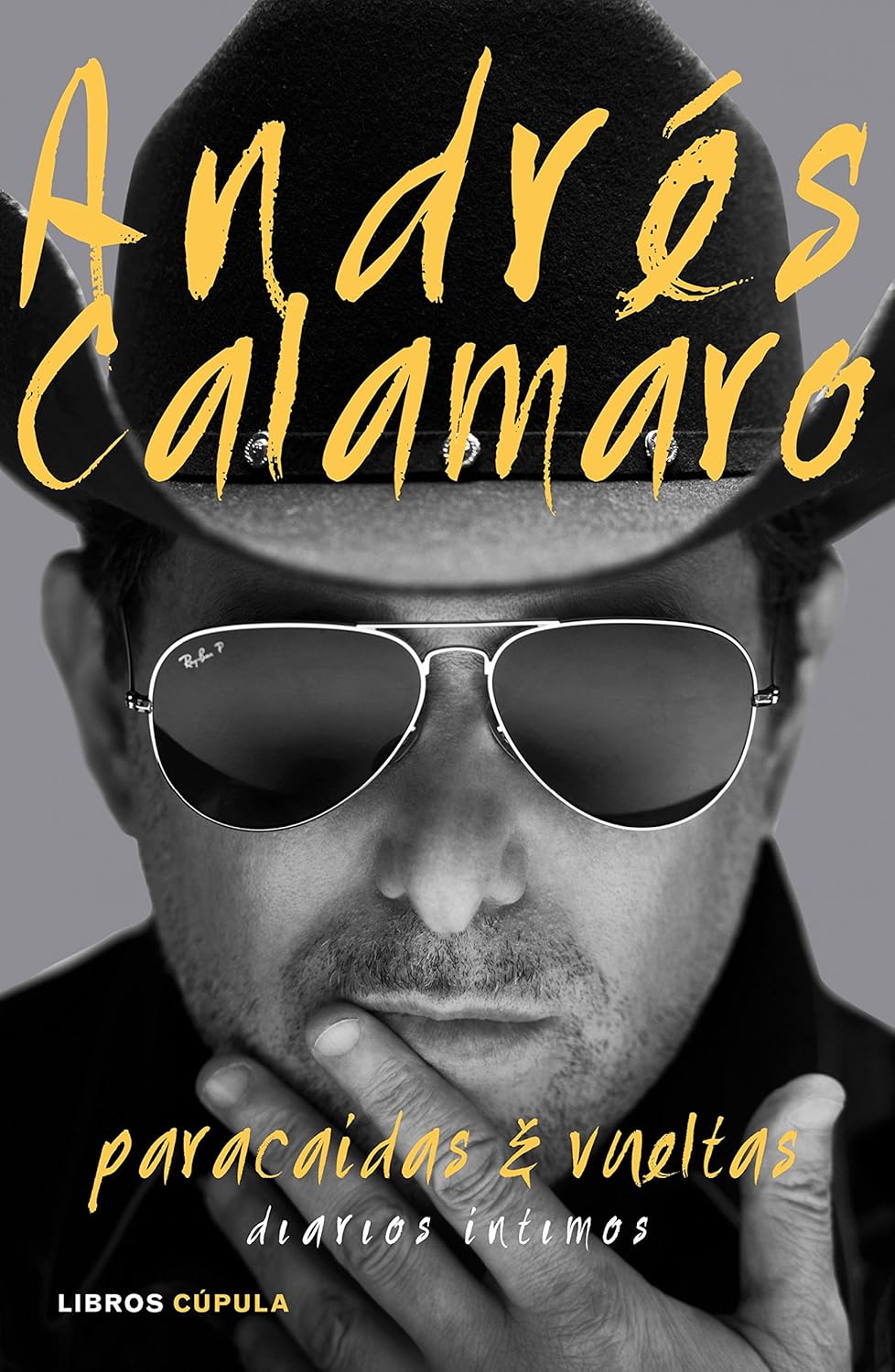 Paracaídas y vueltas: diarios íntimos. Libro pasta dura. Andrés Calamaro. Nuevo. tienda de discos en méxico formato muerto