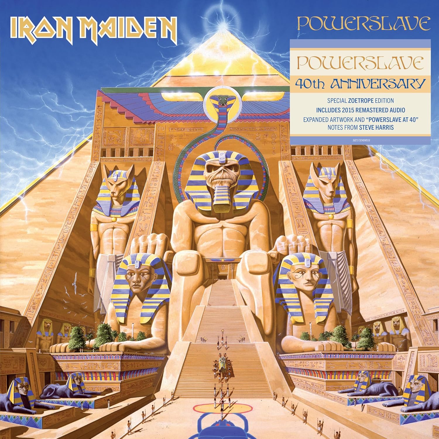 Powerslave (Vinyl) Iron Maiden. Nuevo. tienda de discos en méxico formato muerto