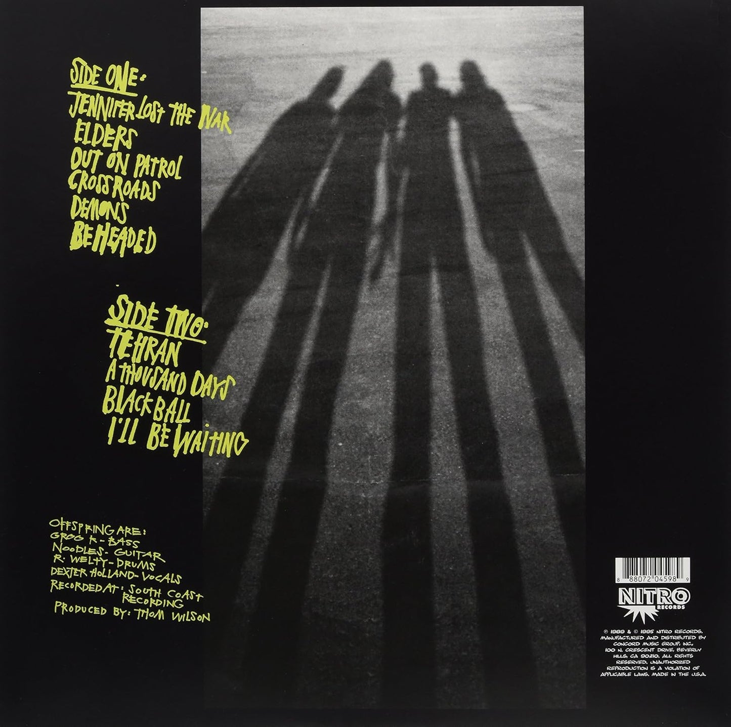 The Offspring. The Offspring. Vinilo nuevo. tienda de discos en méxico formato muerto