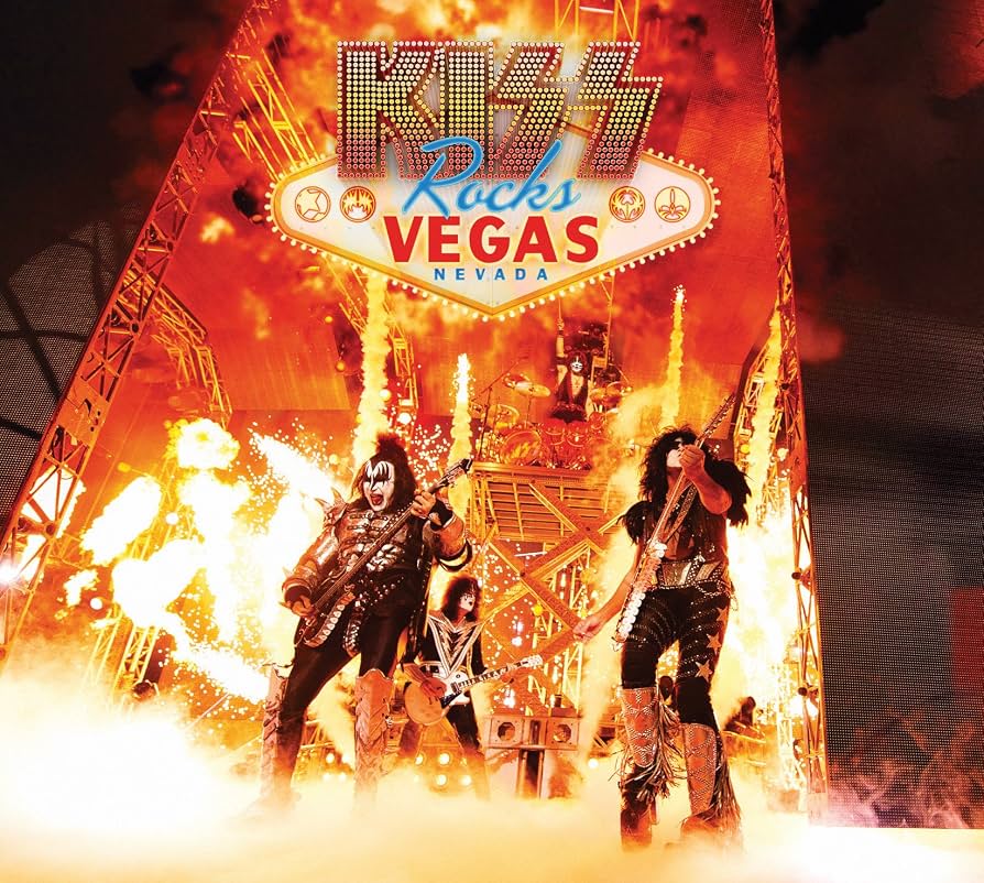 Kiss – Kiss Rocks Vegas. Cd y DVD nuevo.