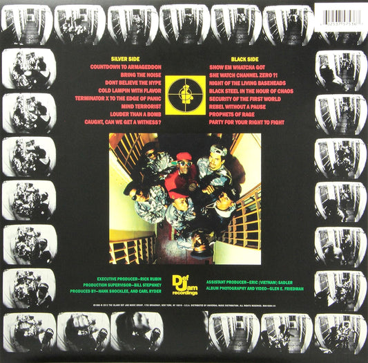 It Takes a Nation of Millions to Hold Us Back (Vinilo nuevo). Public Enemy. tienda de discos en méxico formato muerto