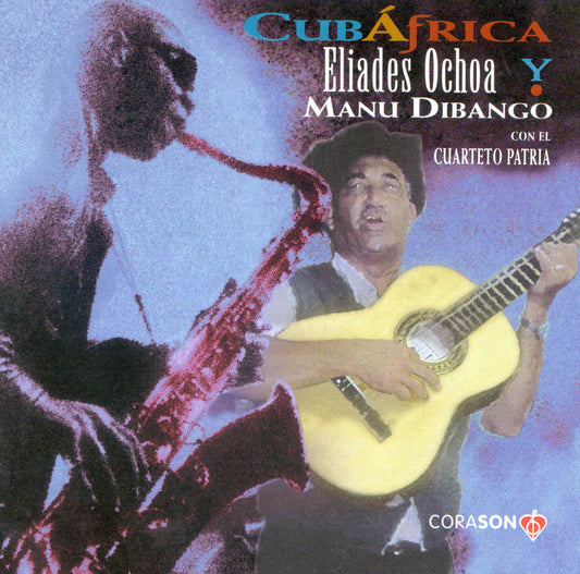 Eliades Ochoa Y Manu Dibango Con El Cuarteto Patria – CubÁfrica. CD en buen estado. tienda de discos en méxico formato muerto