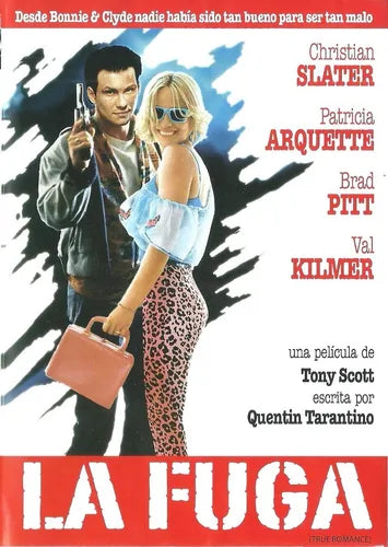 TRUE ROMANCE – Edición Nacional en DVD (titulada “La Fuga”). tienda de discos en méxico formato muerto