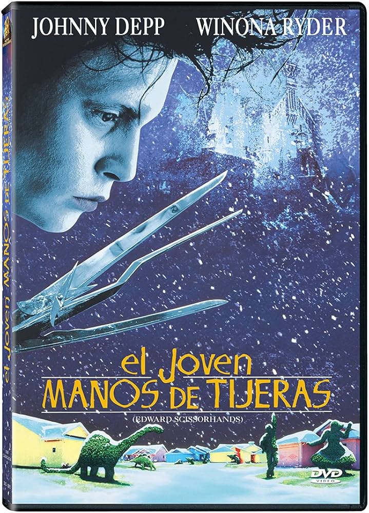 El Joven Manos de Tijera. DVD. tienda de discos en méxico formato muerto