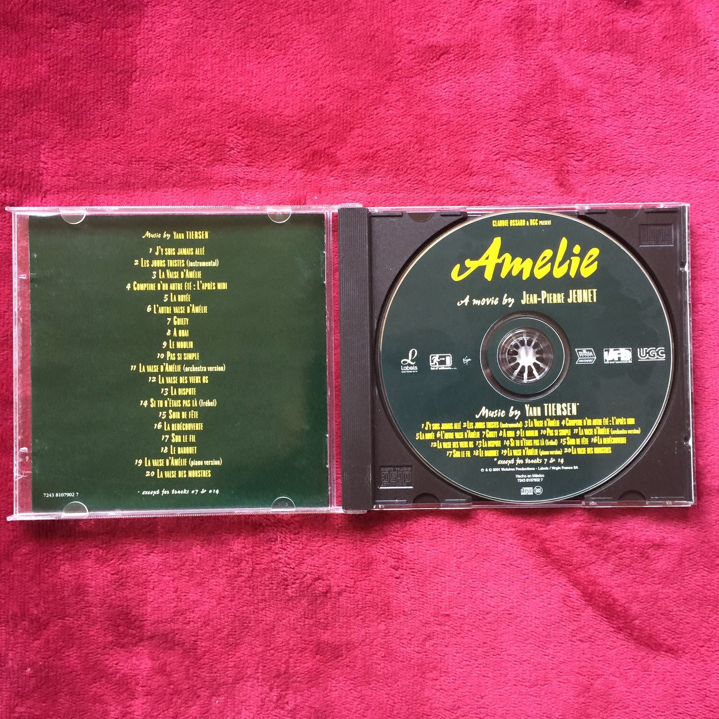 Varios. Amelie OST, soundtrack. Cd.