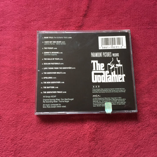 The Godfather. El Padrino. OST. Soundtrack. Cd importado en excelente estado.