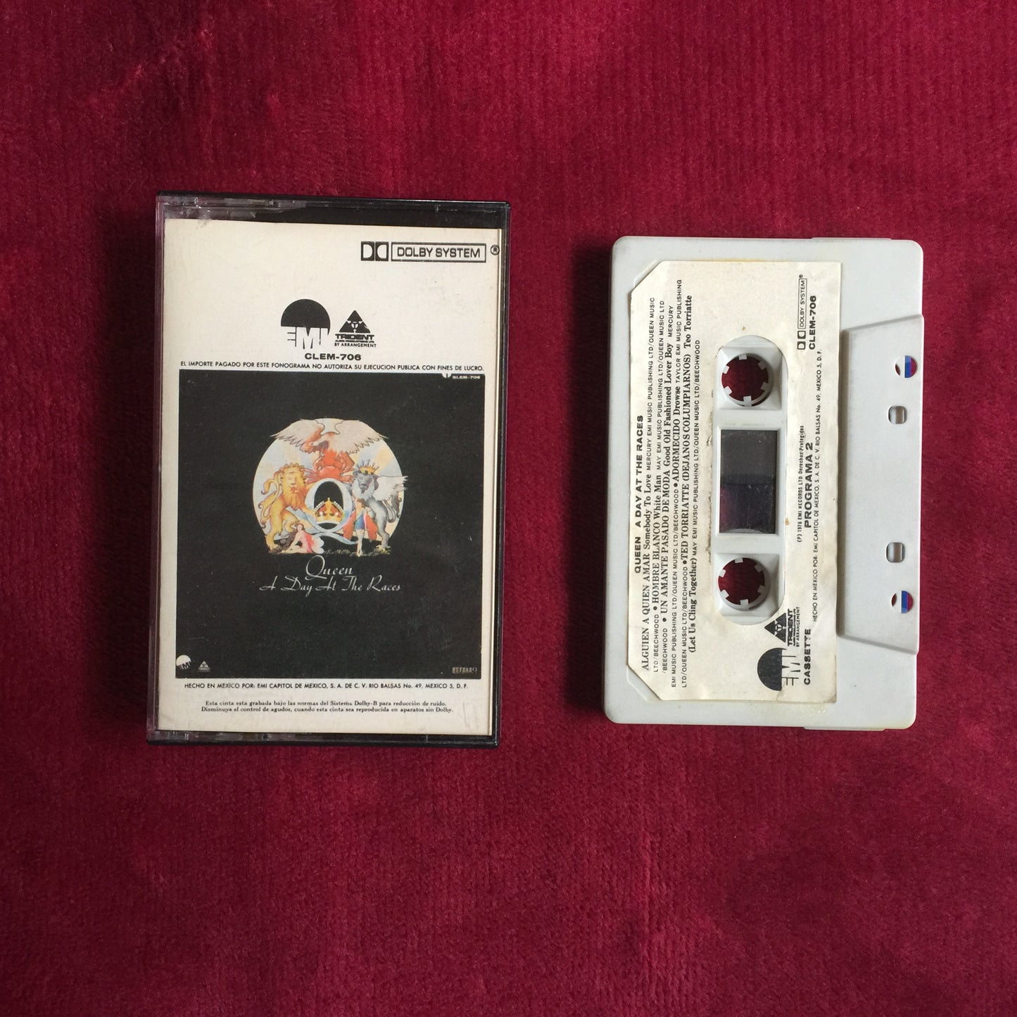 Queen. A Day At The Races. Cassette.