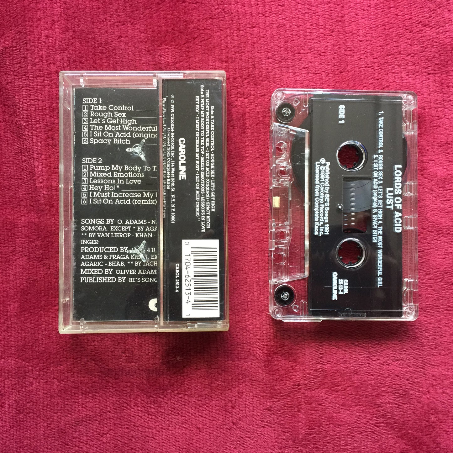 Lords Of Acid. Lust. Cassette.