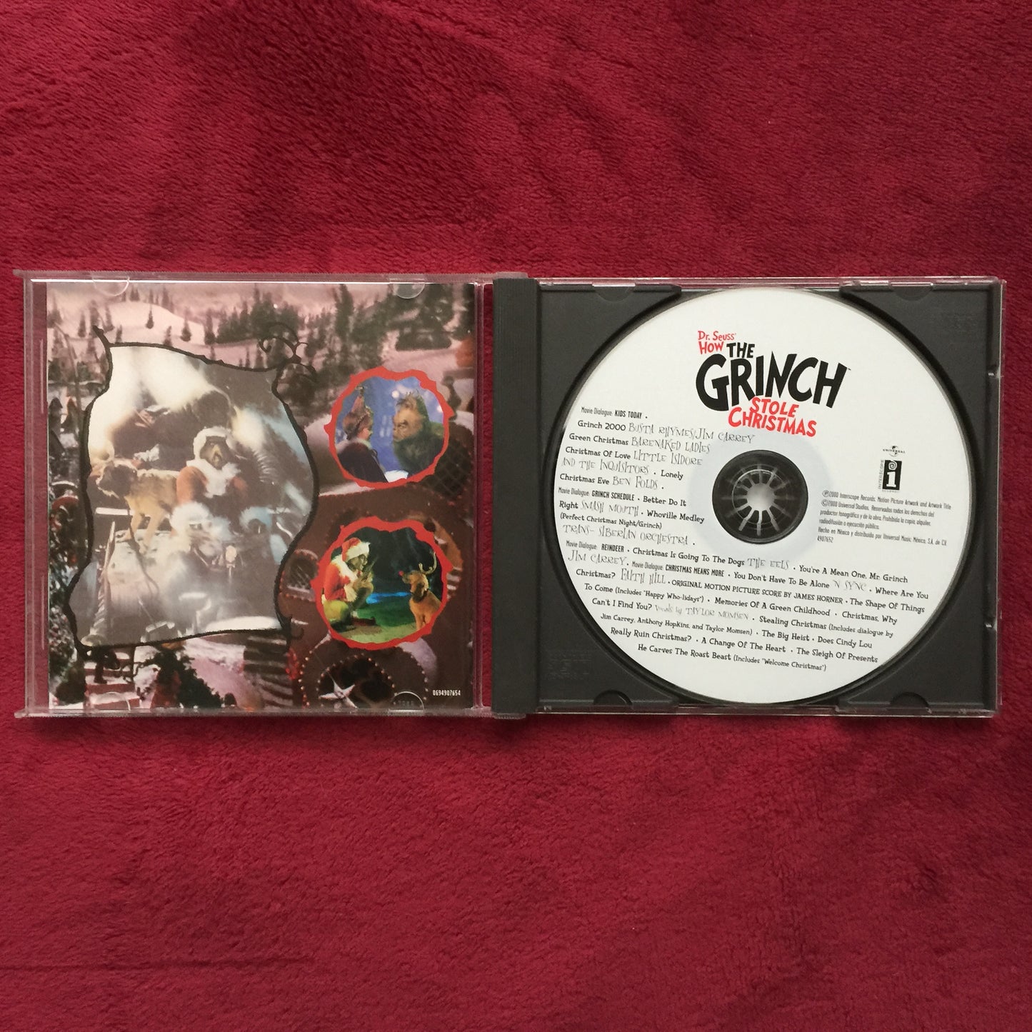 Varios. The Grinch. Soundtrack. Cd.