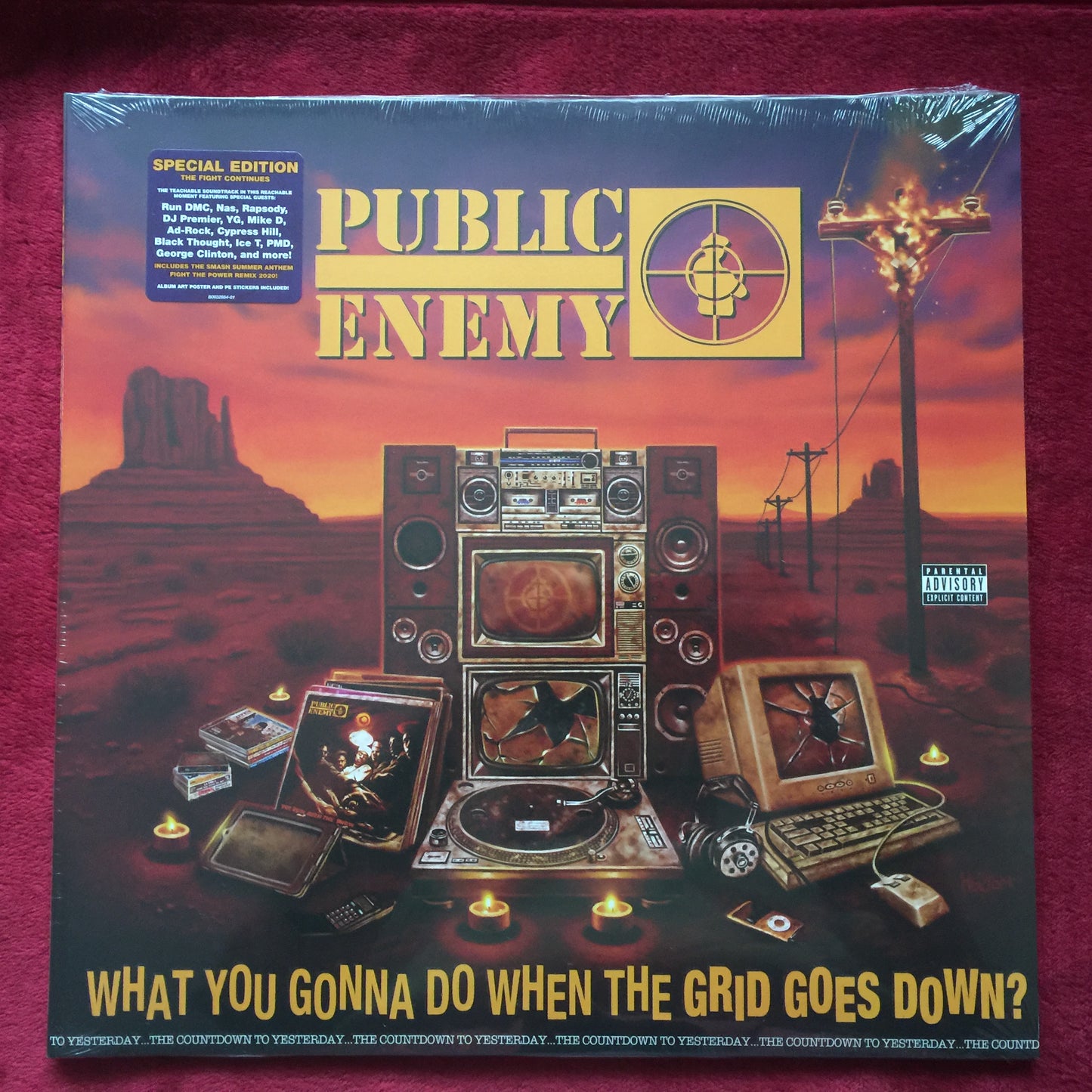 Public Enemy. What you gonna do when the grid goes down. Vinyl nuevo.