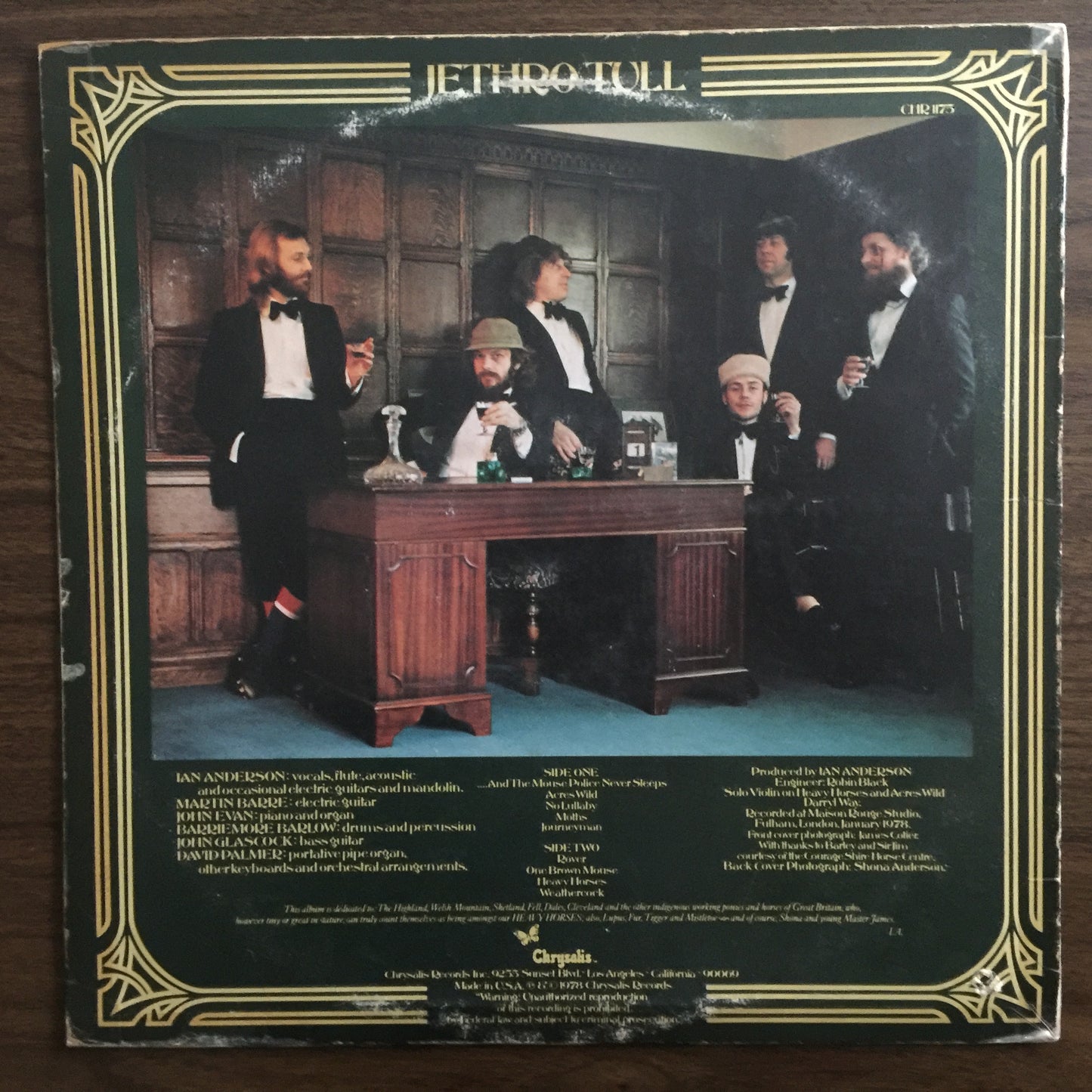 Jethro Tull. Heavy Horses. Vinyl importado.