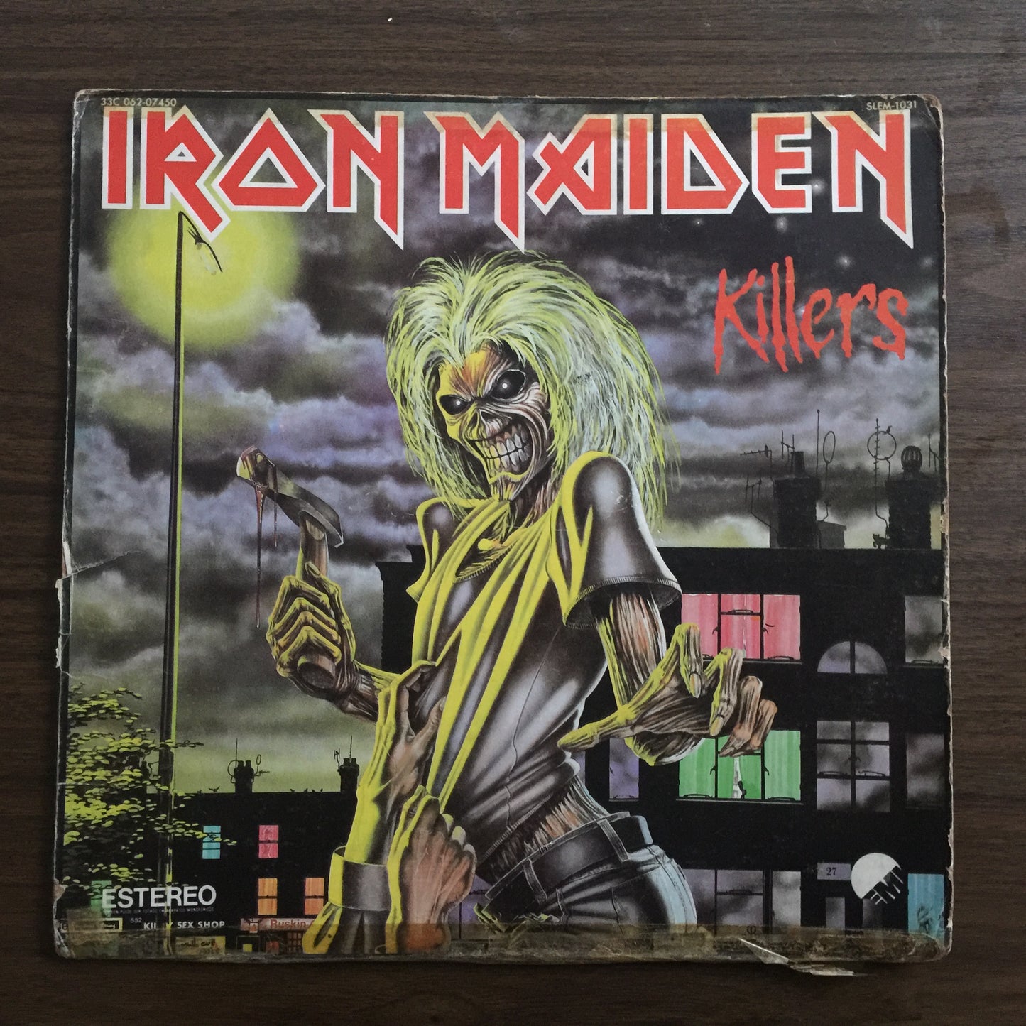 Iron Maiden. Killers = Asesinos. Vinyl nacional.