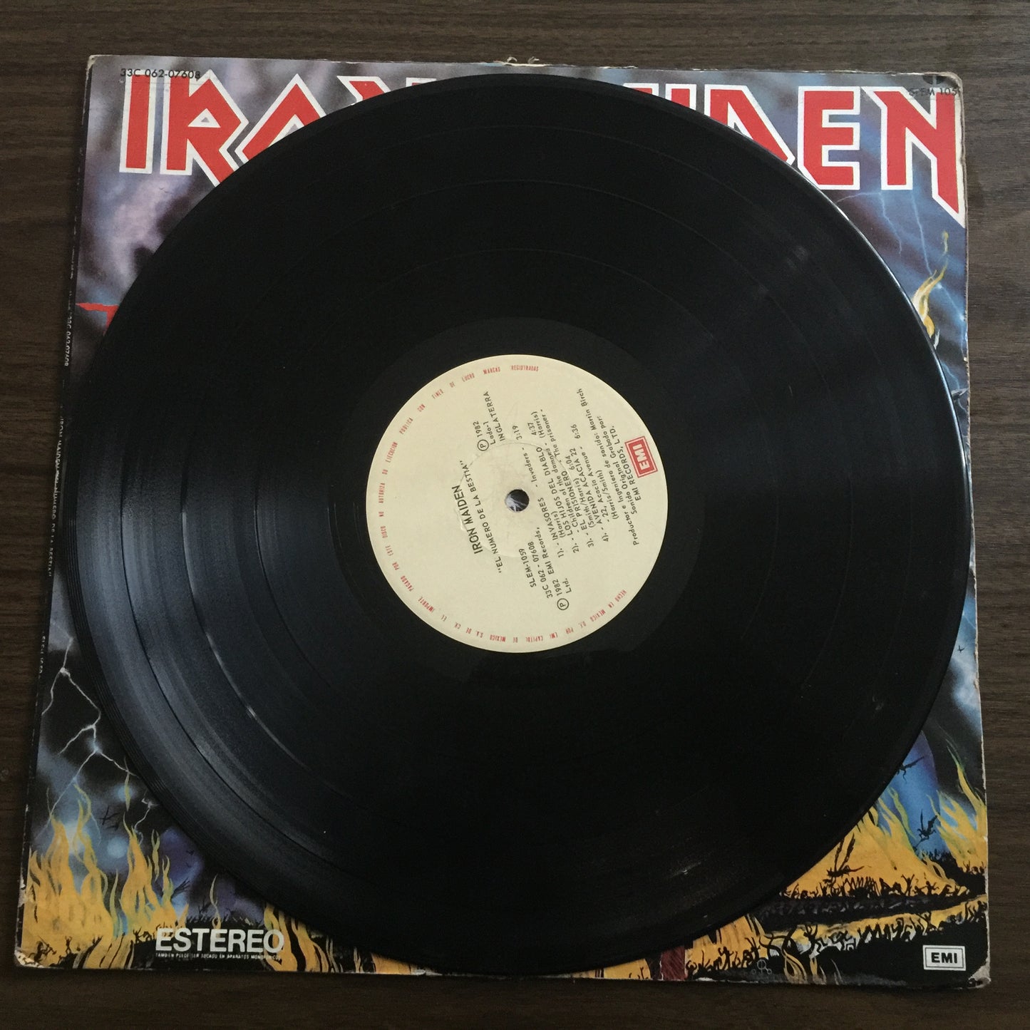 Iron Maiden. The Number Of The Beast. Vinyl nacional.