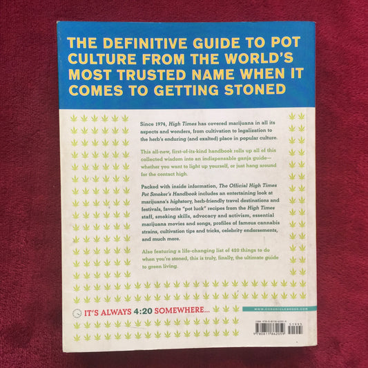 The Official High Times Pot Sokers Handbook. Libro.