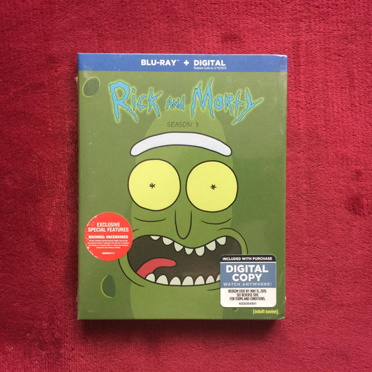 Rick And Morty. Temporada 3. Bluray nuevo.