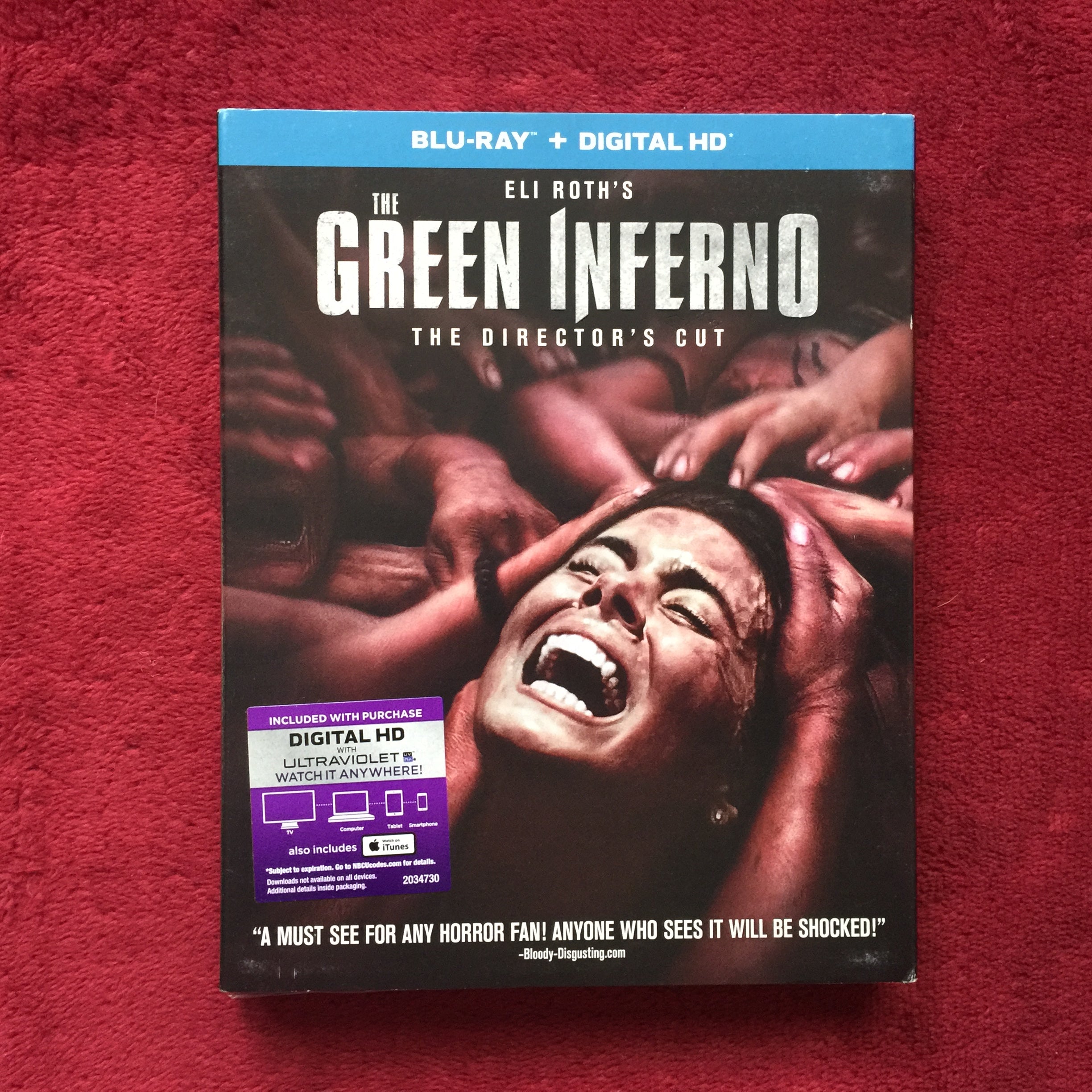 The Green Inferno Blu Ray Nuevo Formatomuertodistro 