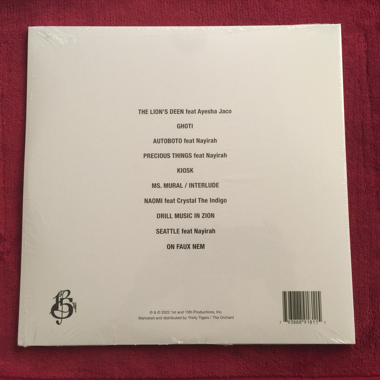 Lupe Fiasco. Drill Music In Zion. Vinyl doble. Nuevo.