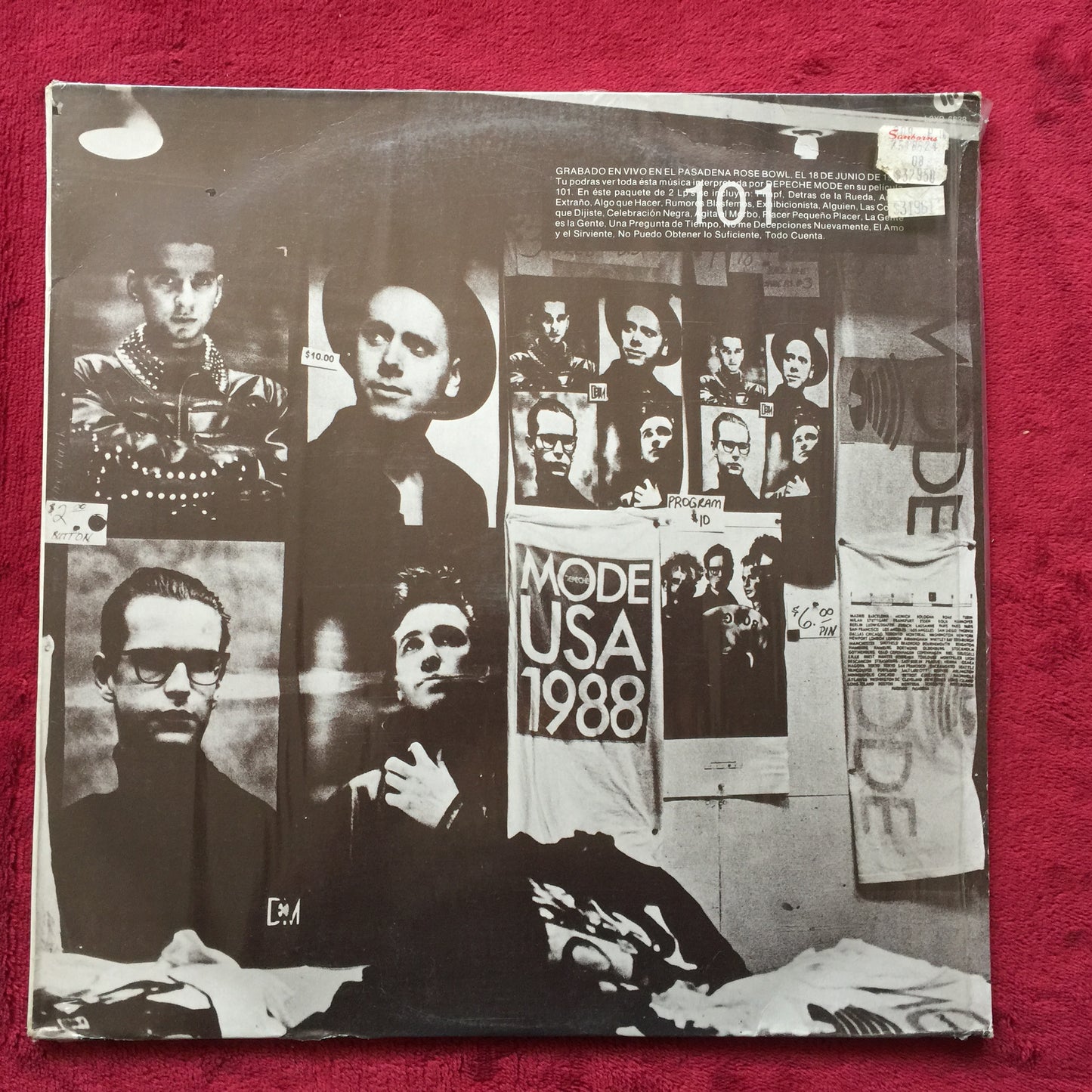 Depeche Mode. 101. Vinilo doble nacional de 1989 en excelente estado con títulos en español. formato muerto